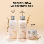 Buy The Face Shop Rice & Ceramide Moisturizing Emulsion with Rice Extracts for brightening skin |Light weight emulsion for Moisturizing, |Locks Moisture For 12 Hours, For Soft And Glowing Skin |Korean Beauty products for all skin types, 150 ml - Purplle