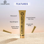 Buy Colors Queen Film Studio Makeup Cover foundation 20 gm with SPF-30 (Shade - 207) - Purplle