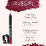 Buy Colors Queen It All Non Tranfer Waterproof & Smude Proof Lip Crayon 3.5 gm - Dynamite Berry (Shade - 07) - Purplle