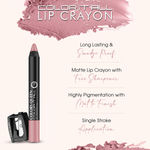 Buy Colors Queen It All Non Tranfer Waterproof & Smude Proof Lip Crayon 3.5 gm - Nude Bomb (Shade - 20) - Purplle