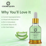 Buy Colors Queen Aloe Vera Serum for Anti-Wrinkles, Tightening & Glow Skin, 30 ml - Purplle