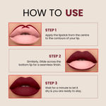 Buy Colors Queen Color Stay Long Lasting & Waterproof Matte Lipstick 2.1 gm - Wine (Shade - 13) - Purplle