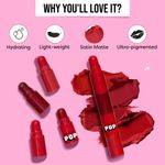 Buy SUGAR POP 4 in 1 Lip Twist - 02 Rouge Delight| Multi-use Stackable Lipsticks for Women | Satin Matte Hydrating Formula | 6.4 gm - Purplle