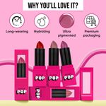 Buy SUGAR POP Satin Matte Luxe Lipstick 08 Carnation - 3 gms - Satin-matte | Long-wearing | Full Coverage | Hydrating - Purplle