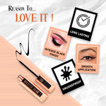 Buy MattLook Master Draw Eyeliner, Longlist & Waterproof, Black 8 ml - Purplle
