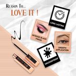 Buy MattLook Master Draw Eyeliner, Longlist & Waterproof, Black 8 ml - Purplle