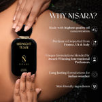 Buy Nisara Midnight Tease Eau De Parfum | Perfume For Women | EDP Scent Spray | Long Lasting | Fine Fragrance | Floral Woody Musky |50 ml - Purplle