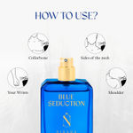 Buy Nisara Blue Seduction Eau De Parfum | Perfume For Men | EDP Scent Spray | Long Lasting | Fine Fragrance | Aromatic Fougere Woody | Luxury For All | 50 ml - Purplle