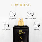 Buy Nisara The Legend Eau De Parfum | Perfume For Men | EDP Scent Spray | Long Lasting | Fine Fragrance |Fresh Spicy|50 ml - Purplle