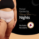 Buy Carmesi Disposable Period Panties (M-L) | 360° Protection for Super Heavy Flow | No Leakage, No Rashes, No Discomfort | All Night Protection | Ultra Absorbent Core | 10 Pcs - Purplle