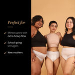 Buy Carmesi Disposable Period Panties (M-L) | 360° Protection for Super Heavy Flow | No Leakage, No Rashes, No Discomfort | All Night Protection | Ultra Absorbent Core | 10 Pcs - Purplle