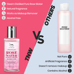 Buy TNW - The Natural Wash Steam Distilled Rose Water- Facial Toner Mist and Makeup Remover (100 ml) - Purplle