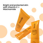 Buy Foxtale Glow Sunscreen SPF 50 PA++++ Lightweight with Vitamin C and Niacinamide | Fast Absorbing | UVA and UVB filters Prevents Tanning | No White Cast | Non-Greasy | For Men & Women | All Skin Types - 50 ml - Purplle