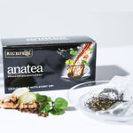Buy Richfeel Ana Tea for Hair Regrowth and Healthy Heart, Made with Green Tea, Amla, Walnut, Pea sprouts, Brahmi & Flax seeds | 50 g (25 sachets) (Pack of 2) - Purplle