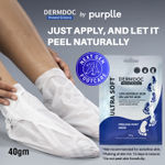 Buy DERMDOC by Purplle 15 % Glycolic Acid & 4% Lactic Acid InstaPedi Foot Peeling Mask (40 gm) | Foot Mask For Baby Soft Feet | Removes & Heals, Dry & Cracked Skin - Purplle