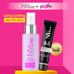 Buy NY Bae Ace Your Matte Base | Gold Brightening Primer | Minimizes Pores | Long Lasting | Matte Setting Spray | Green Tea | Korean Glow | Makeup Combo - 15 gm - Purplle