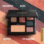 Buy Lakme Glitterati Face Palette-Night Diva, multitasking pallete, high pigment payoff 14 gm - Purplle