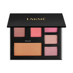 Buy Lakme Glitterati Face Palette-Day Queen, multitasking pallete, high pigment payoff 14 gm - Purplle