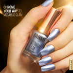 Buy Lakme Ultimate Glam Chrome Nail Blue 6 ml - Purplle