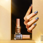Buy Lakme Ultimate Glam Chrome Nail Blue 6 ml - Purplle