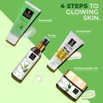 Buy Good Vibes Daily skincare Best Friend Combo | For All Skin Type | Cleanser, Toner, Face gel, Sunscreen. Combo of 4 - Purplle