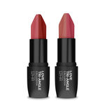 Buy Staze 9to9 Triple Trouble Duo | 3 In 1 Lipstick (Caramel Rose + Brick Pink) - Combo of 2 - Purplle
