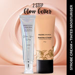 Buy FACES CANADA Silver Strobe Cream (30 ml) and Peaches N Cream Tinted Moisturizer (35g) - Purplle