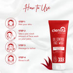 Buy Clensta Oil Control Face Wash|With Salicylic Acid and Red Aloe Vera | For Oily and Pimple Prone Skin| For Men & Women - Purplle