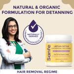 Buy Sanfe Ubtan Detan Hair Removal Wax Powder | 8 Minute Painless | Organic - 100gm - Purplle
