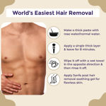 Buy Sanfe Charcoal Detan Hair Removal Wax Powder | 8 Minute Painless | Organic - 100gm - Purplle