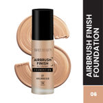 Buy Swiss Beauty Airbrush Finish Full Coverage Foundation -6 Warm Sun (30 ml) - Purplle