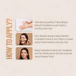 Buy Swiss Beauty Airbrush Finish Full Coverage Foundation -6 Warm Sun (30 ml) - Purplle