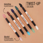 Buy Swiss Beauty Chrome & Matte Twin Eyeshadow Stick | Mix of Matte and Shimmer | Easy to Blend, Non-Creasing Eyeshadow | 24 Hour Stay |1Night skies - 2 gm - Purplle