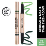 Buy Swiss Beauty Chrome & Matte Twin Eyeshadow Stick | Mix of Matte and Shimmer | Easy to Blend, Non-Creasing Eyeshadow | 24 Hour Stay | 5-Garden Blooms - 2 gm - Purplle