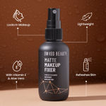 Buy Swiss Beauty Matte Makeup Fixer Spray | Long lasting , Waterproof Setting Spray | Enriched with Vitamin E and Aloevera | Keeps Makeup Intact for 16 Hours , Refreshes skin - Purplle