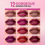 Buy Swiss Beauty Duo Lipstick Matte Finish & Smudge-Proof Liquid Lipstick with Transparent Lip-gloss | Transfer -Proof and Long lasting 2- Poison Pink - Purplle