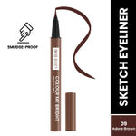 Buy Swiss Beauty Colour Me Bright Matte Finish Sketch Eyeliner with Soft Pen Tip Applicator | Quick Drying | Waterproof, Smudge-Proof Eyeliner 9- Adore Brown - 0.7 ml - Purplle