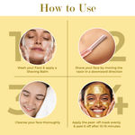 Buy Good Vibes Gold Brightening Peel Off Mask + Carmesi Facial Razor for Women - For Instant & Painless Hair Removal Combo - Purplle