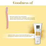 Buy Good Vibes Gold Brightening Peel Off Mask + Carmesi Facial Razor for Women - For Instant & Painless Hair Removal Combo - Purplle