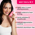 Buy Dot & Key Watermelon Cooling Underarm Roll On with 4% AHA & BHA | Underarm Roll On for Pigmentation & Odour Control - 50 ml - Purplle