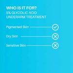 Buy DERMDOC Underarm Brightening Duo | 5% Glycolic Acid Under Arm Brightening Treatment (100 ml) | Pack of 2 - Purplle