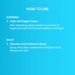 Buy DERMDOC Brightening Booster Duo | 2% Kojic Acid Glow Fusion Formula Night Cream (50 gm) | 5% Glycolic Acid Underarm Spray (100 ml) | Combo of 2 - Purplle