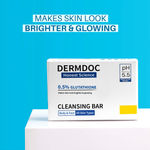 Buy DERMDOC GlutaGlow Trio | Glutathione Cleansing Bar (Pack of 3) | Free Pouch - Purplle