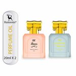 Buy Ramsons Perfumes SRF Raees & MABROOK Concentrated Perfume Oil (Attar) Combo - 40ml Pack of 2 - Purplle