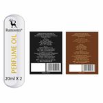 Buy Ramsons Perfumes SRF Raees & OUDH Afghano Concentrated Perfume Oil (Attar) Combo - 40ml Pack of 2 - Purplle