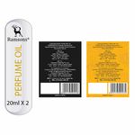 Buy Ramsons Perfumes SRF Raees & Bakhoor Concentrated Perfume Oil (Attar) Combo - 40ml Pack of 2 - Purplle