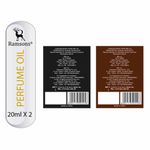 Buy Ramsons Perfumes SRF Raees & Oudh Al Shums Concentrated Perfume Oil (Attar) Combo - 40ml Pack of 2 - Purplle