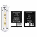 Buy Ramsons Perfumes SRF Raees & Hajre Al Aswad Concentrated Perfume Oil (Attar) Combo - 40ml Pack of 2 - Purplle