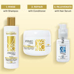 Buy L'Oreal Professionnel Combo of Xtenso Care Sulphate Free Shampoo + Xtenso Care Sulphate Free Mask + Xtenso Sulphate Free Care Serum | With Pro-Keratin and Incell (250 ml + 250 gm + 50 ml) - Purplle
