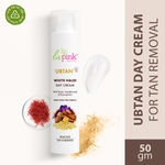 Buy La Pink Ubtan White Haldi Day Cream | 100% Microplastic Free Formula | Removes Tan, Blemishes, Pigmentation & Dark Spots | Kesar, Sandalwood and Rose | Glowing and Brightening Skin | All Skin Types | 50g - Purplle